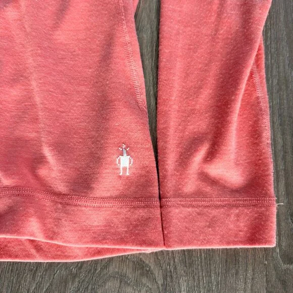 Smartwool Merino Base Layer 1/4 Zip - Orange / Size Large - Picture 3 of 10